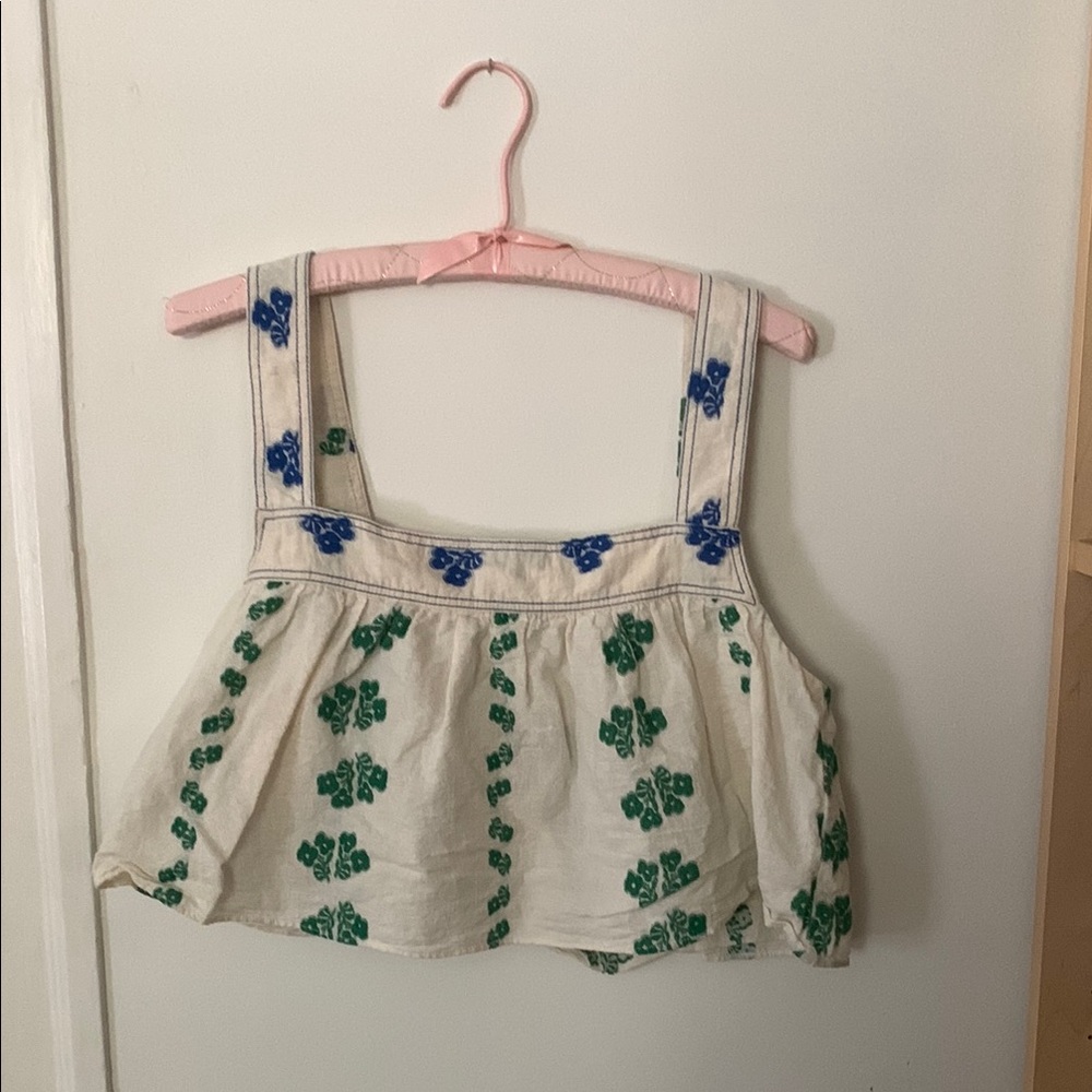 Zara embroiderd crop top - Picture 4 of 7